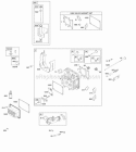 Gasket Set - Valve Intake Manifold Lubrication Valves Diagram and Parts List for 319775-0110-E1  Briggs and Stratton Engine